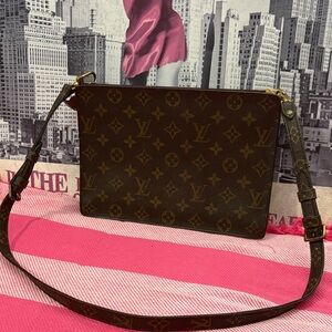 Louis Vuitton Brown Monogram Shoulder Bag